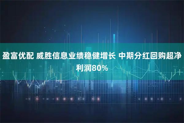 盈富优配 威胜信息业绩稳健增长 中期分红回购超净利润80%